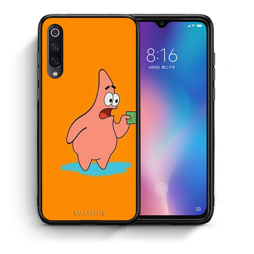 Θήκη Αγίου Βαλεντίνου Xiaomi Mi 9 No Money 1 από τη Smartfits με σχέδιο στο πίσω μέρος και μαύρο περίβλημα | Xiaomi Mi 9 No Money 1 case with colorful back and black bezels