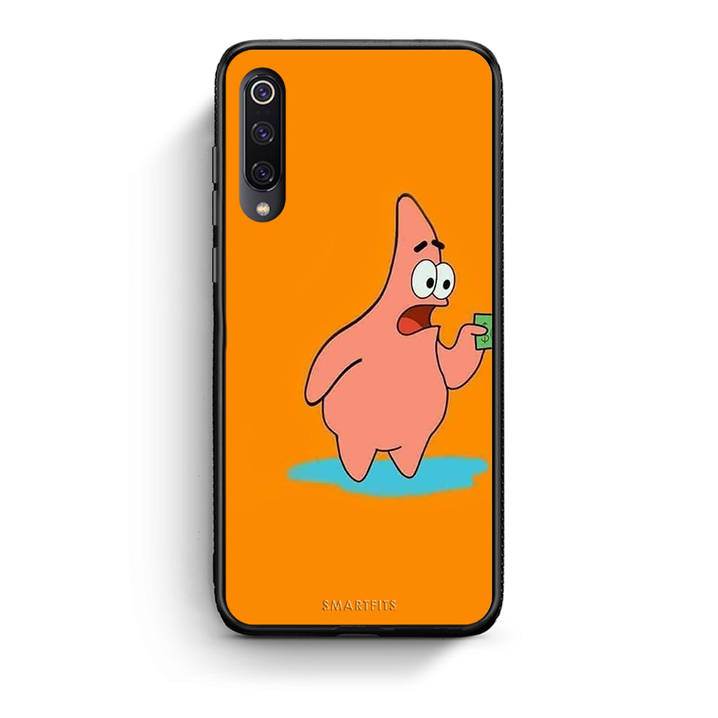 Xiaomi Mi 9 No Money 1 Θήκη Αγίου Βαλεντίνου από τη Smartfits με σχέδιο στο πίσω μέρος και μαύρο περίβλημα | Smartphone case with colorful back and black bezels by Smartfits