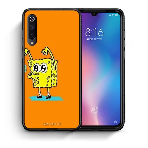 Θήκη Αγίου Βαλεντίνου Xiaomi Mi 9 No Money 2 από τη Smartfits με σχέδιο στο πίσω μέρος και μαύρο περίβλημα | Xiaomi Mi 9 No Money 2 case with colorful back and black bezels