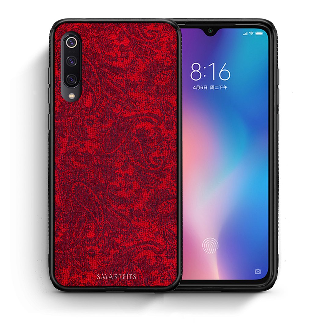 Θήκη Xiaomi Mi 9 Paisley Cashmere από τη Smartfits με σχέδιο στο πίσω μέρος και μαύρο περίβλημα | Xiaomi Mi 9 Paisley Cashmere case with colorful back and black bezels