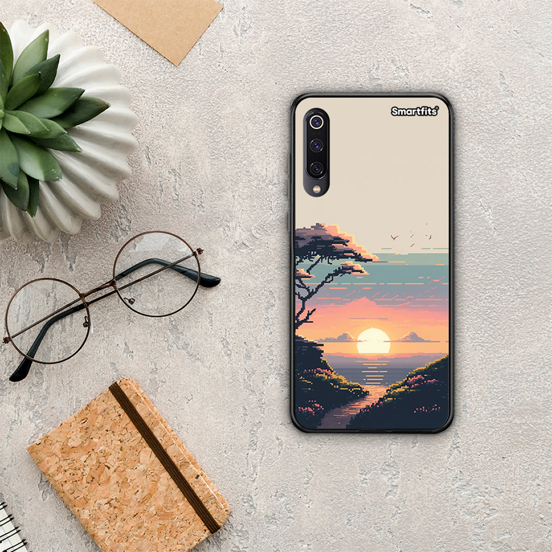 Pixel Sunset - Xiaomi Mi 9 θήκη
