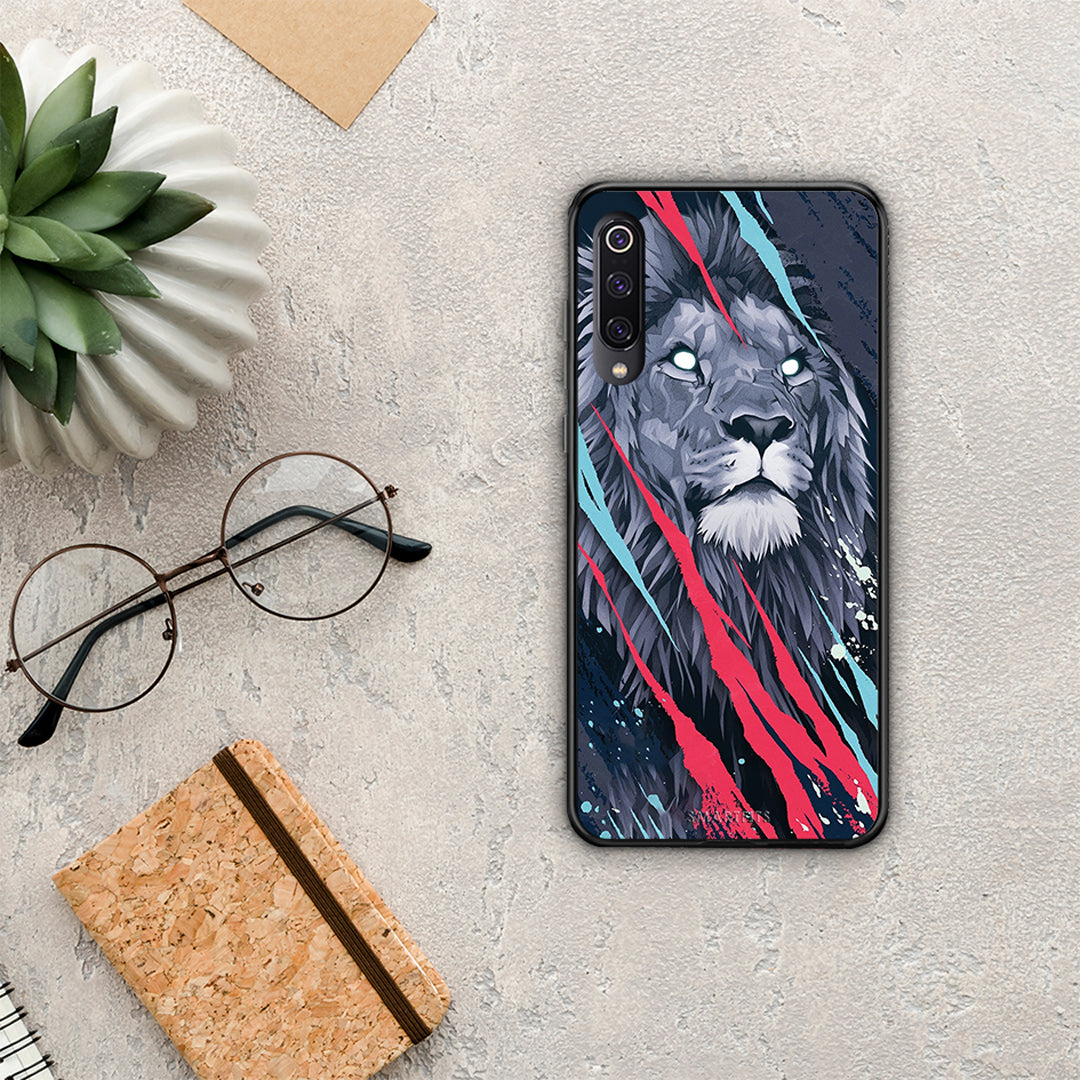 PopArt Lion Designer - Xiaomi Mi 9 θήκη