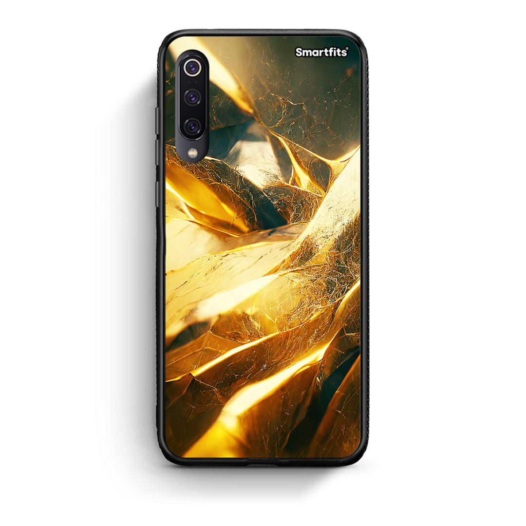 Xiaomi Mi 9 Real Gold θήκη από τη Smartfits με σχέδιο στο πίσω μέρος και μαύρο περίβλημα | Smartphone case with colorful back and black bezels by Smartfits