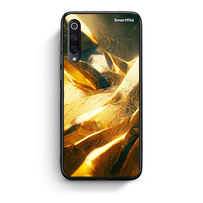 Xiaomi Mi 9 Real Gold θήκη από τη Smartfits με σχέδιο στο πίσω μέρος και μαύρο περίβλημα | Smartphone case with colorful back and black bezels by Smartfits