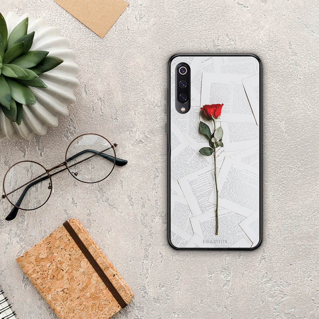 Red Rose - Xiaomi Mi 9 θήκη