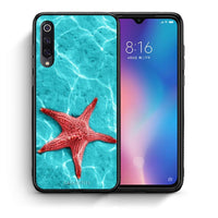 Thumbnail for Θήκη Xiaomi Mi 9 Red Starfish από τη Smartfits με σχέδιο στο πίσω μέρος και μαύρο περίβλημα | Xiaomi Mi 9 Red Starfish case with colorful back and black bezels