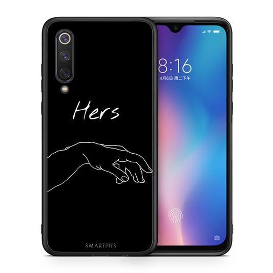 Θήκη Αγίου Βαλεντίνου Xiaomi Mi 9 SE Aeshetic Love 1 από τη Smartfits με σχέδιο στο πίσω μέρος και μαύρο περίβλημα | Xiaomi Mi 9 SE Aeshetic Love 1 case with colorful back and black bezels