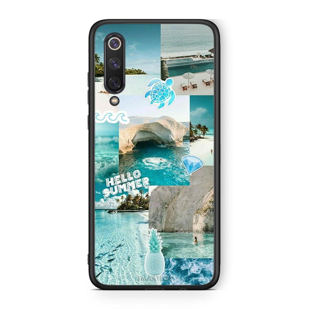 Xiaomi Mi 9 SE Aesthetic Summer Θήκη από τη Smartfits με σχέδιο στο πίσω μέρος και μαύρο περίβλημα | Smartphone case with colorful back and black bezels by Smartfits