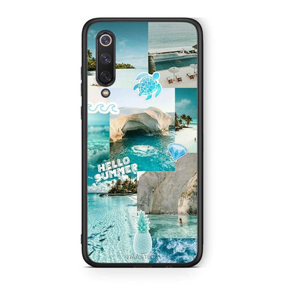 Xiaomi Mi 9 SE Aesthetic Summer Θήκη από τη Smartfits με σχέδιο στο πίσω μέρος και μαύρο περίβλημα | Smartphone case with colorful back and black bezels by Smartfits