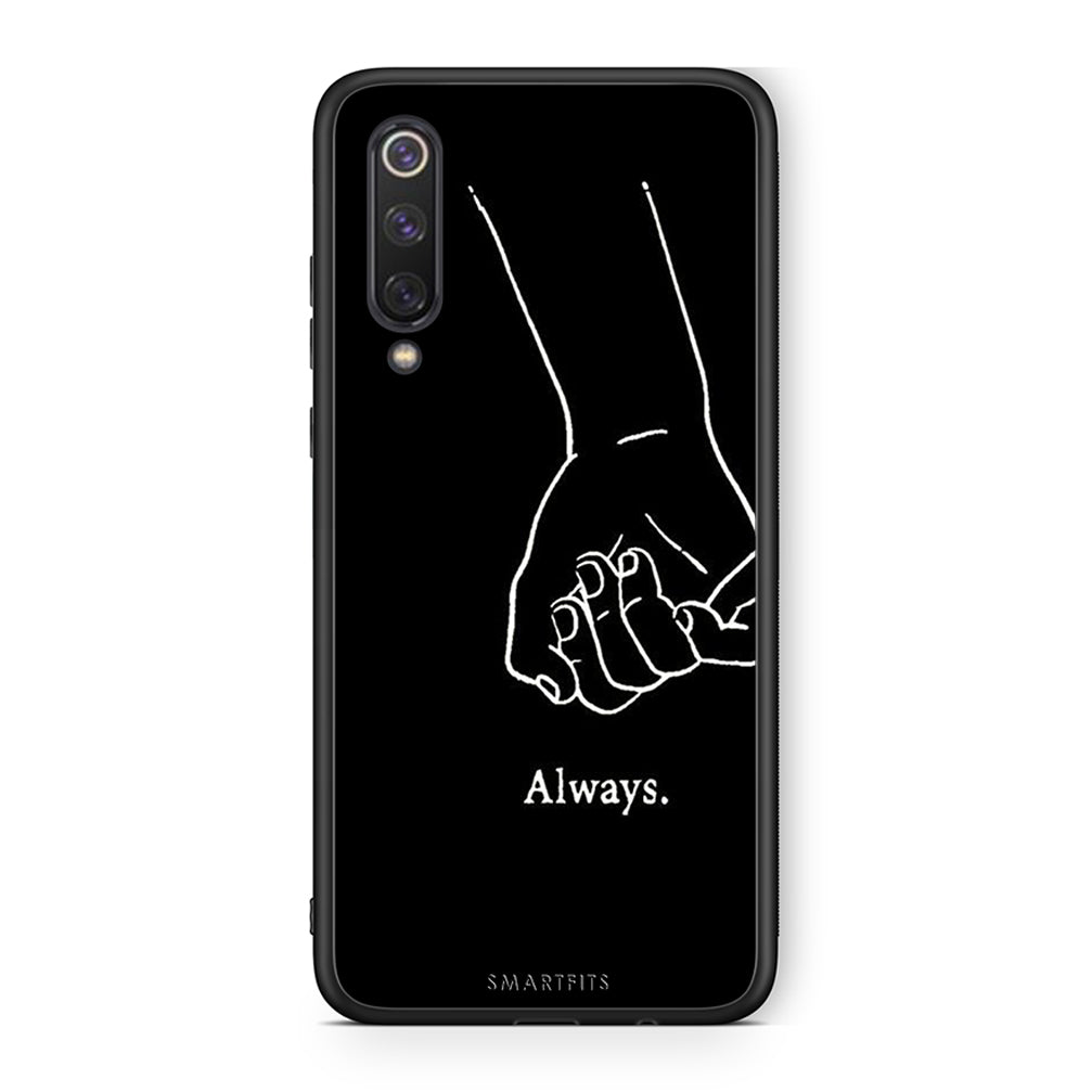 Xiaomi Mi 9 SE Always & Forever 1 Θήκη Αγίου Βαλεντίνου από τη Smartfits με σχέδιο στο πίσω μέρος και μαύρο περίβλημα | Smartphone case with colorful back and black bezels by Smartfits