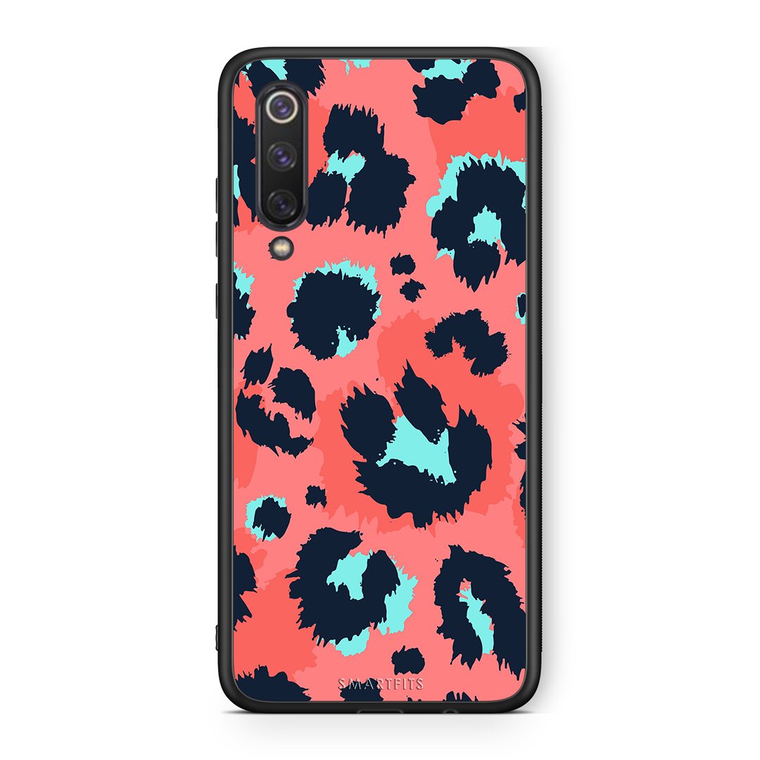 22 - Xiaomi Mi 9 SE  Pink Leopard Animal case, cover, bumper