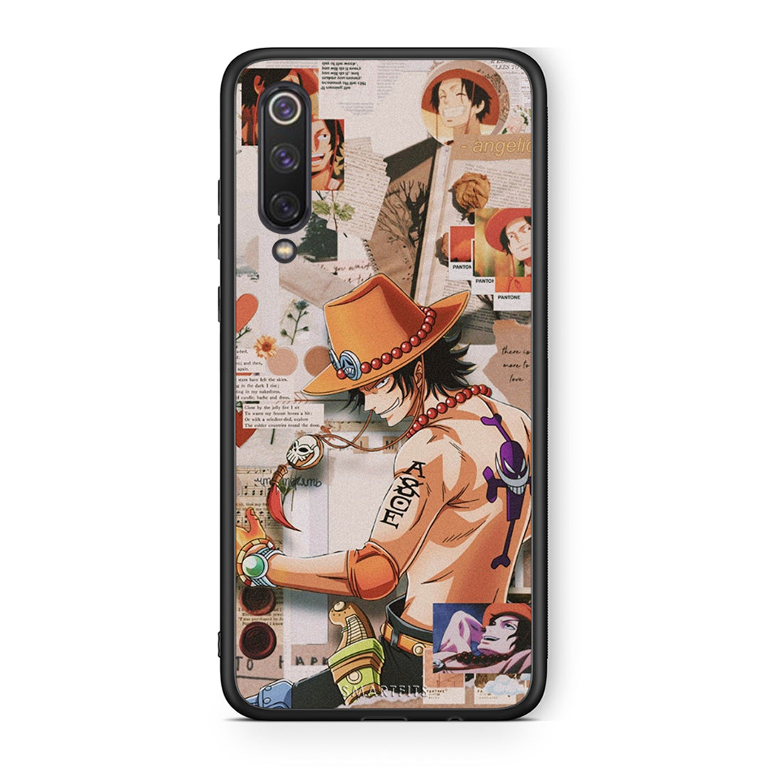 Xiaomi Mi 9 SE Anime Collage θήκη από τη Smartfits με σχέδιο στο πίσω μέρος και μαύρο περίβλημα | Smartphone case with colorful back and black bezels by Smartfits
