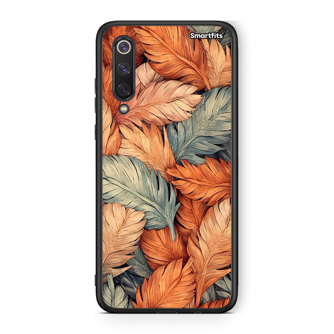 Xiaomi Mi 9 SE Autumn Leaves Θήκη από τη Smartfits με σχέδιο στο πίσω μέρος και μαύρο περίβλημα | Smartphone case with colorful back and black bezels by Smartfits
