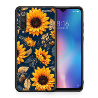 Thumbnail for Θήκη Xiaomi Mi 9 SE Autumn Sunflowers από τη Smartfits με σχέδιο στο πίσω μέρος και μαύρο περίβλημα | Xiaomi Mi 9 SE Autumn Sunflowers case with colorful back and black bezels