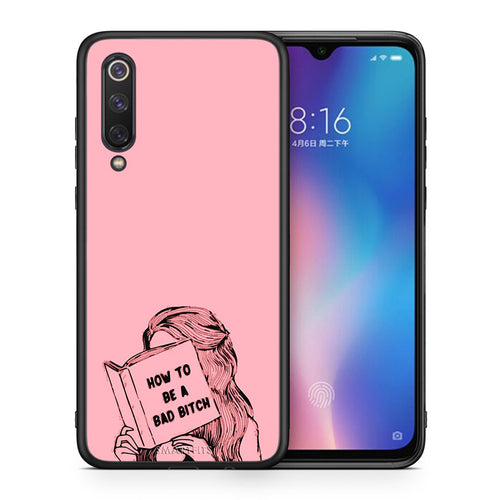 Θήκη Xiaomi Mi 9 SE Bad Bitch από τη Smartfits με σχέδιο στο πίσω μέρος και μαύρο περίβλημα | Xiaomi Mi 9 SE Bad Bitch case with colorful back and black bezels