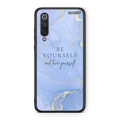 Xiaomi Mi 9 SE Be Yourself θήκη από τη Smartfits με σχέδιο στο πίσω μέρος και μαύρο περίβλημα | Smartphone case with colorful back and black bezels by Smartfits