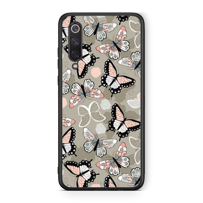 135 - Xiaomi Mi 9 SE  Butterflies Boho case, cover, bumper