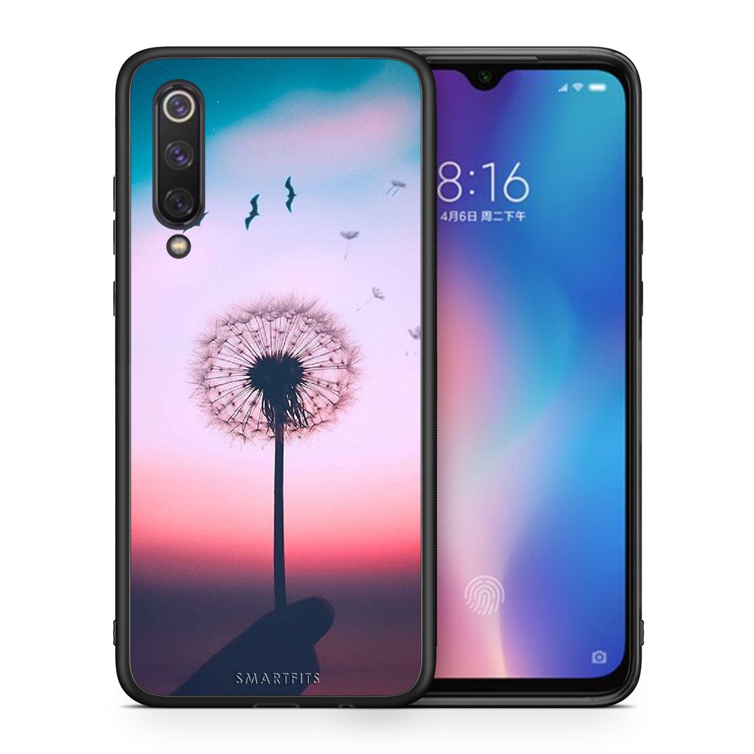 Θήκη Xiaomi Mi 9 SE Wish Boho από τη Smartfits με σχέδιο στο πίσω μέρος και μαύρο περίβλημα | Xiaomi Mi 9 SE Wish Boho case with colorful back and black bezels