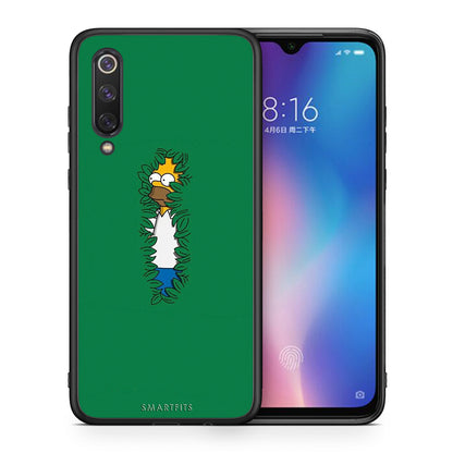 Θήκη Αγίου Βαλεντίνου Xiaomi Mi 9 SE Bush Man από τη Smartfits με σχέδιο στο πίσω μέρος και μαύρο περίβλημα | Xiaomi Mi 9 SE Bush Man case with colorful back and black bezels