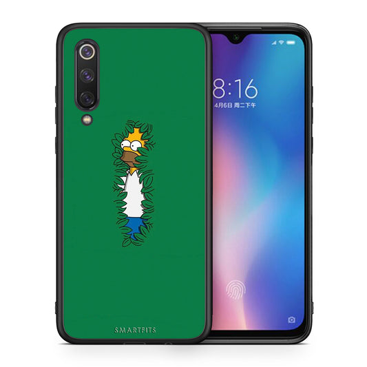 Θήκη Αγίου Βαλεντίνου Xiaomi Mi 9 SE Bush Man από τη Smartfits με σχέδιο στο πίσω μέρος και μαύρο περίβλημα | Xiaomi Mi 9 SE Bush Man case with colorful back and black bezels