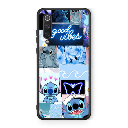 Xiaomi Mi 9 SE Collage Good Vibes Θήκη Αγίου Βαλεντίνου από τη Smartfits με σχέδιο στο πίσω μέρος και μαύρο περίβλημα | Smartphone case with colorful back and black bezels by Smartfits