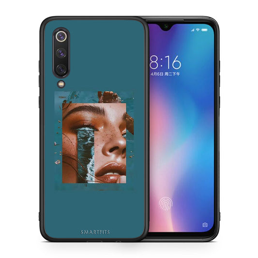 Θήκη Xiaomi Mi 9 SE Cry An Ocean από τη Smartfits με σχέδιο στο πίσω μέρος και μαύρο περίβλημα | Xiaomi Mi 9 SE Cry An Ocean case with colorful back and black bezels