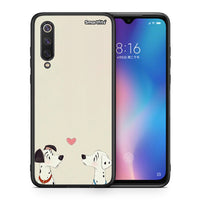 Thumbnail for Θήκη Xiaomi Mi 9 SE Dalmatians Love από τη Smartfits με σχέδιο στο πίσω μέρος και μαύρο περίβλημα | Xiaomi Mi 9 SE Dalmatians Love case with colorful back and black bezels