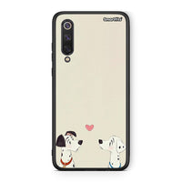 Thumbnail for Xiaomi Mi 9 SE Dalmatians Love θήκη από τη Smartfits με σχέδιο στο πίσω μέρος και μαύρο περίβλημα | Smartphone case with colorful back and black bezels by Smartfits