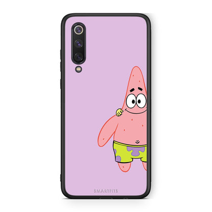 Xiaomi Mi 9 SE  Friends Patrick θήκη από τη Smartfits με σχέδιο στο πίσω μέρος και μαύρο περίβλημα | Smartphone case with colorful back and black bezels by Smartfits