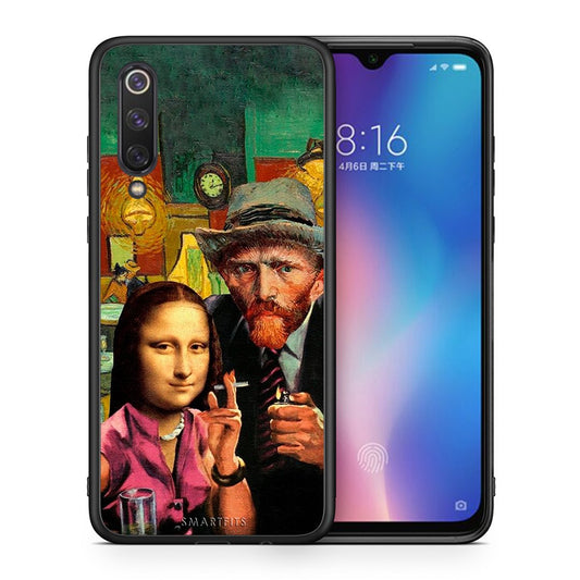 Θήκη Xiaomi Mi 9 SE Funny Art από τη Smartfits με σχέδιο στο πίσω μέρος και μαύρο περίβλημα | Xiaomi Mi 9 SE Funny Art case with colorful back and black bezels
