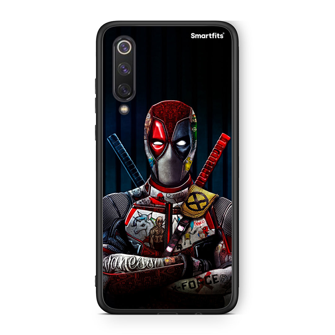 Xiaomi Mi 9 SE Funny Guy θήκη από τη Smartfits με σχέδιο στο πίσω μέρος και μαύρο περίβλημα | Smartphone case with colorful back and black bezels by Smartfits