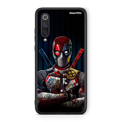 Xiaomi Mi 9 SE Funny Guy θήκη από τη Smartfits με σχέδιο στο πίσω μέρος και μαύρο περίβλημα | Smartphone case with colorful back and black bezels by Smartfits