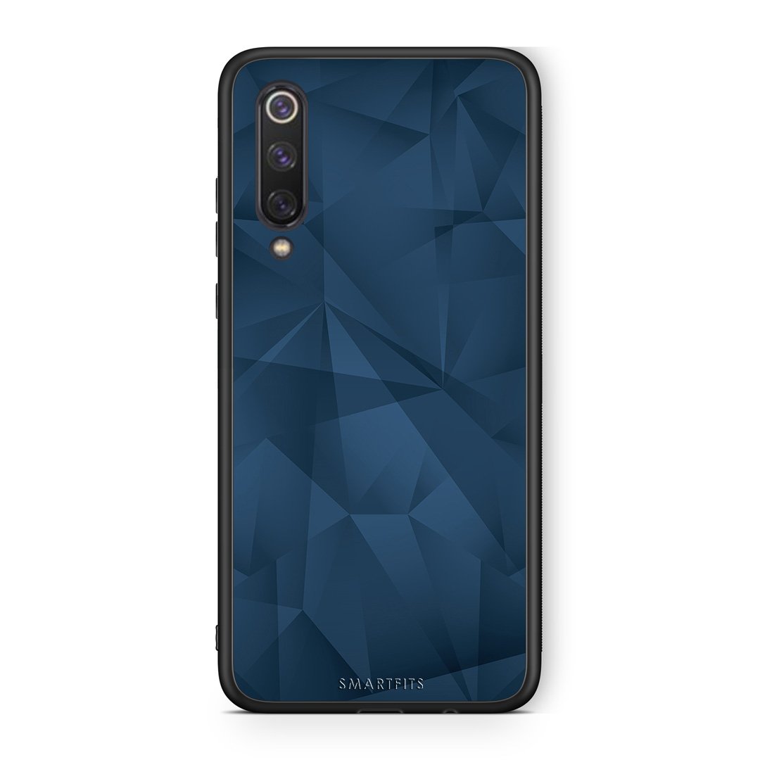 39 - Xiaomi Mi 9 SE  Blue Abstract Geometric case, cover, bumper
