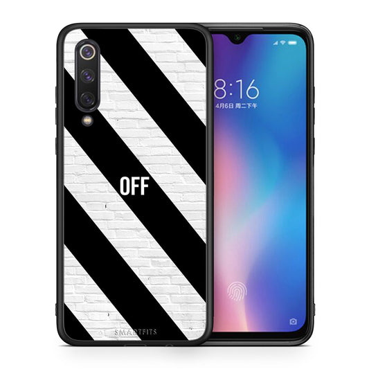 Θήκη Xiaomi Mi 9 SE Get Off από τη Smartfits με σχέδιο στο πίσω μέρος και μαύρο περίβλημα | Xiaomi Mi 9 SE Get Off case with colorful back and black bezels
