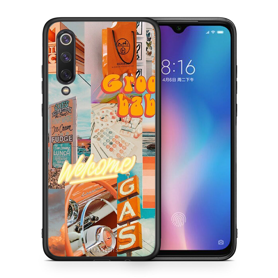 Θήκη Αγίου Βαλεντίνου Xiaomi Mi 9 SE Groovy Babe από τη Smartfits με σχέδιο στο πίσω μέρος και μαύρο περίβλημα | Xiaomi Mi 9 SE Groovy Babe case with colorful back and black bezels