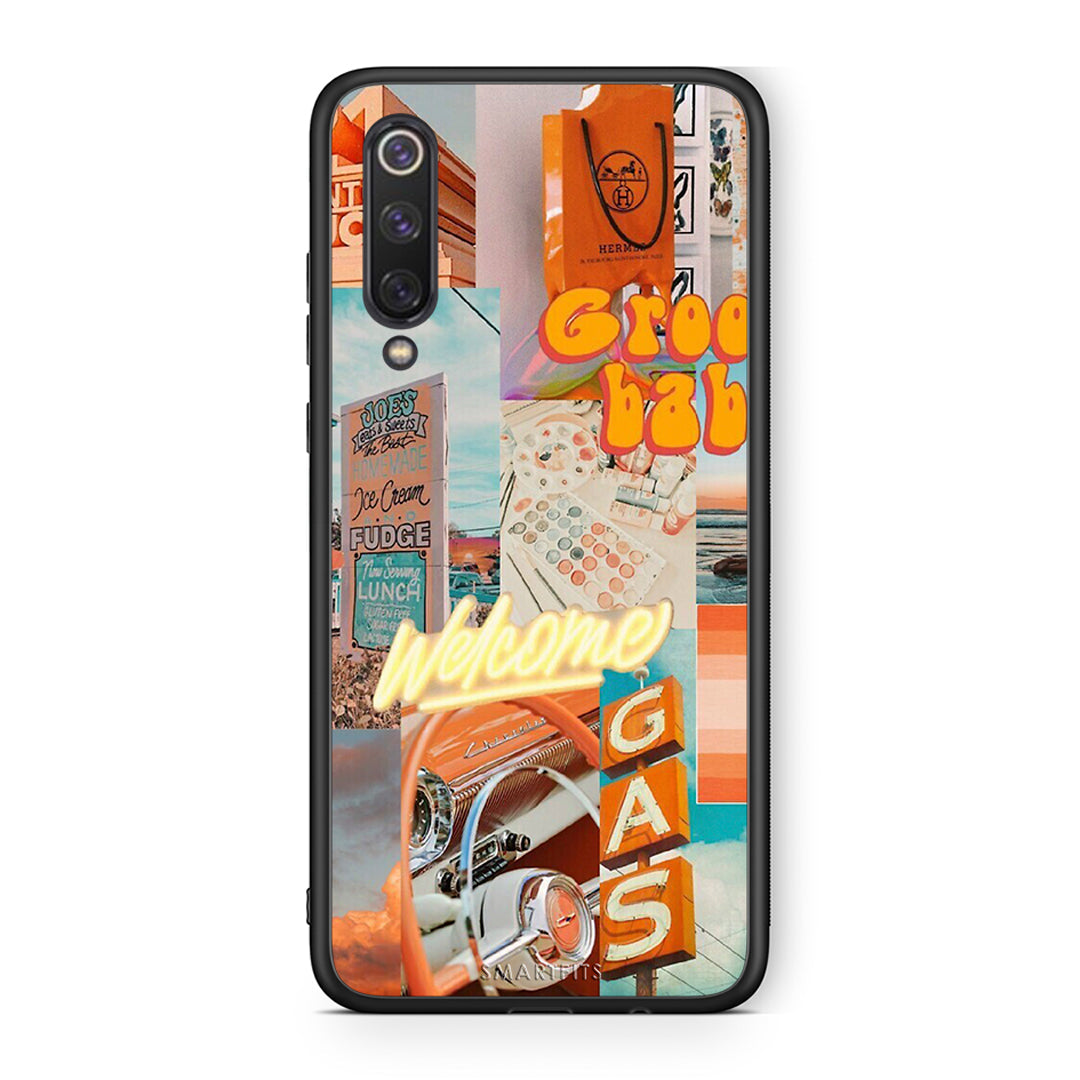 Xiaomi Mi 9 SE Groovy Babe Θήκη Αγίου Βαλεντίνου από τη Smartfits με σχέδιο στο πίσω μέρος και μαύρο περίβλημα | Smartphone case with colorful back and black bezels by Smartfits