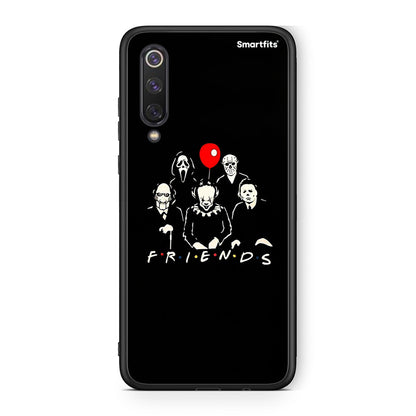Xiaomi Mi 9 SE Halloween Friends Θήκη από τη Smartfits με σχέδιο στο πίσω μέρος και μαύρο περίβλημα | Smartphone case with colorful back and black bezels by Smartfits