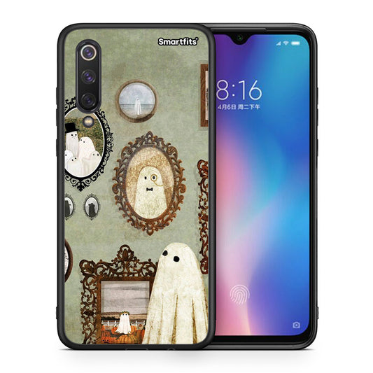 Θήκη Xiaomi Mi 9 SE Halloween Ghost Season από τη Smartfits με σχέδιο στο πίσω μέρος και μαύρο περίβλημα | Xiaomi Mi 9 SE Halloween Ghost Season case with colorful back and black bezels