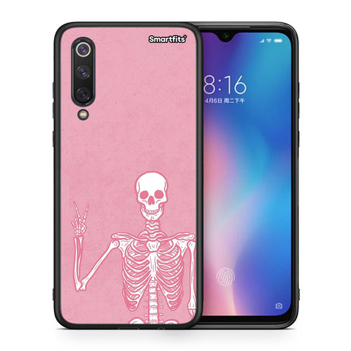 Θήκη Xiaomi Mi 9 SE Halloween Motivation από τη Smartfits με σχέδιο στο πίσω μέρος και μαύρο περίβλημα | Xiaomi Mi 9 SE Halloween Motivation case with colorful back and black bezels