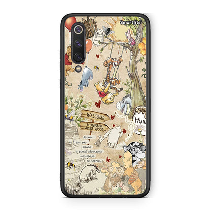 Xiaomi Mi 9 SE Happy Friends θήκη από τη Smartfits με σχέδιο στο πίσω μέρος και μαύρο περίβλημα | Smartphone case with colorful back and black bezels by Smartfits