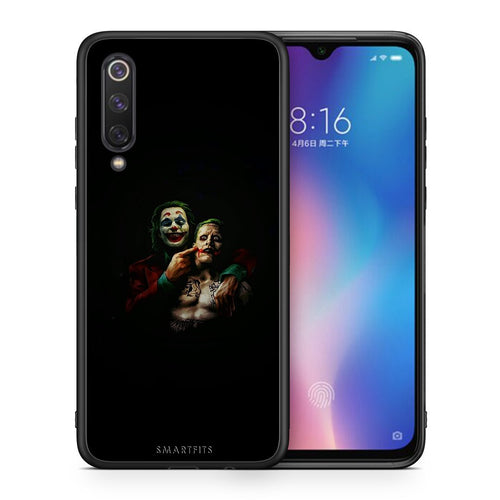 Θήκη Xiaomi Mi 9 SE Clown Hero από τη Smartfits με σχέδιο στο πίσω μέρος και μαύρο περίβλημα | Xiaomi Mi 9 SE Clown Hero case with colorful back and black bezels