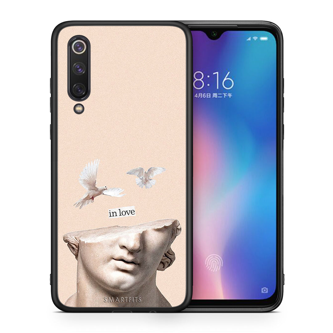 Θήκη Xiaomi Mi 9 SE In Love από τη Smartfits με σχέδιο στο πίσω μέρος και μαύρο περίβλημα | Xiaomi Mi 9 SE In Love case with colorful back and black bezels