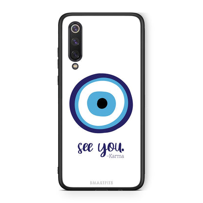 Xiaomi Mi 9 SE Karma Says θήκη από τη Smartfits με σχέδιο στο πίσω μέρος και μαύρο περίβλημα | Smartphone case with colorful back and black bezels by Smartfits