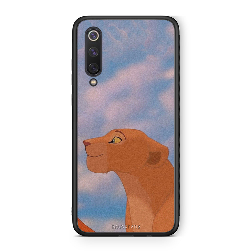 Xiaomi Mi 9 SE Lion Love 2 Θήκη Αγίου Βαλεντίνου από τη Smartfits με σχέδιο στο πίσω μέρος και μαύρο περίβλημα | Smartphone case with colorful back and black bezels by Smartfits