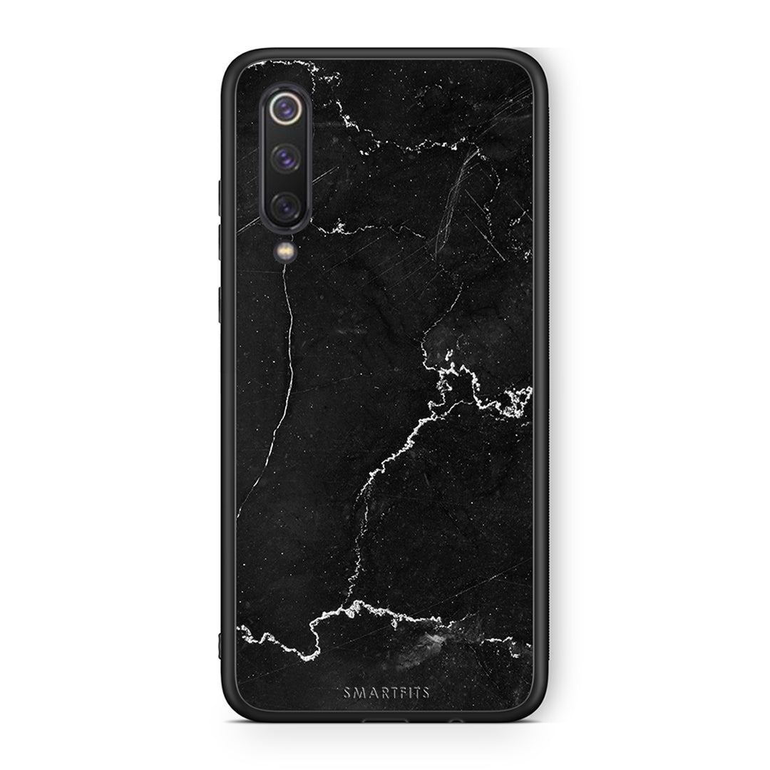 Xiaomi Mi 9 SE Marble Black θήκη από τη Smartfits με σχέδιο στο πίσω μέρος και μαύρο περίβλημα | Smartphone case with colorful back and black bezels by Smartfits
