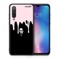 Thumbnail for Θήκη Xiaomi Mi 9 SE Melting Halloween Mask από τη Smartfits με σχέδιο στο πίσω μέρος και μαύρο περίβλημα | Xiaomi Mi 9 SE Melting Halloween Mask case with colorful back and black bezels