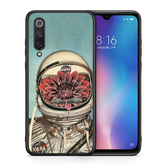 Θήκη Xiaomi Mi 9 SE Nasa Bloom από τη Smartfits με σχέδιο στο πίσω μέρος και μαύρο περίβλημα | Xiaomi Mi 9 SE Nasa Bloom case with colorful back and black bezels