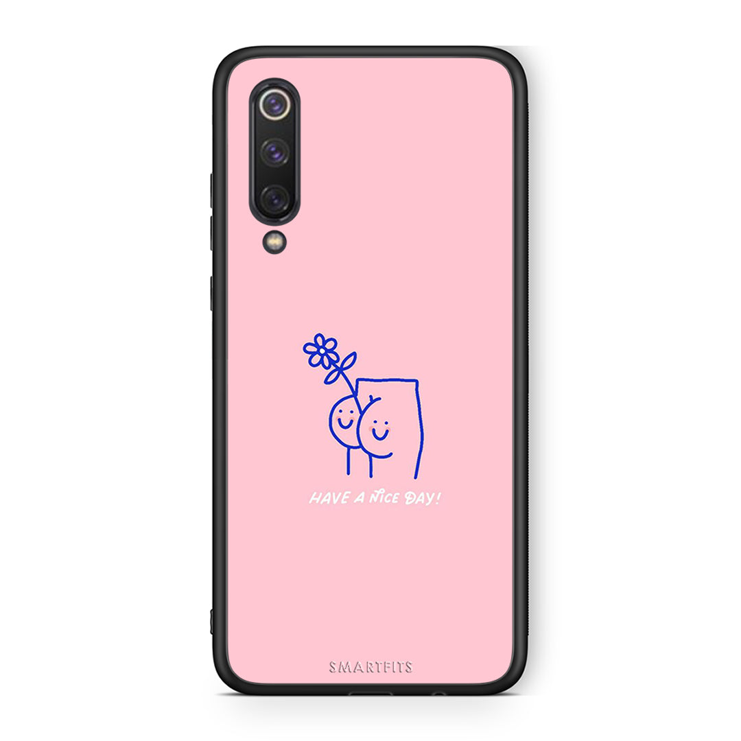 Xiaomi Mi 9 SE Nice Day θήκη από τη Smartfits με σχέδιο στο πίσω μέρος και μαύρο περίβλημα | Smartphone case with colorful back and black bezels by Smartfits