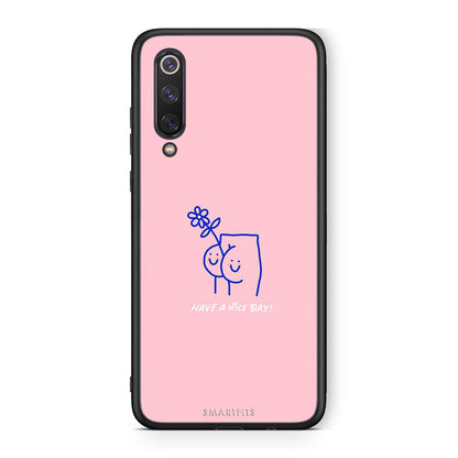 Xiaomi Mi 9 SE Nice Day θήκη από τη Smartfits με σχέδιο στο πίσω μέρος και μαύρο περίβλημα | Smartphone case with colorful back and black bezels by Smartfits