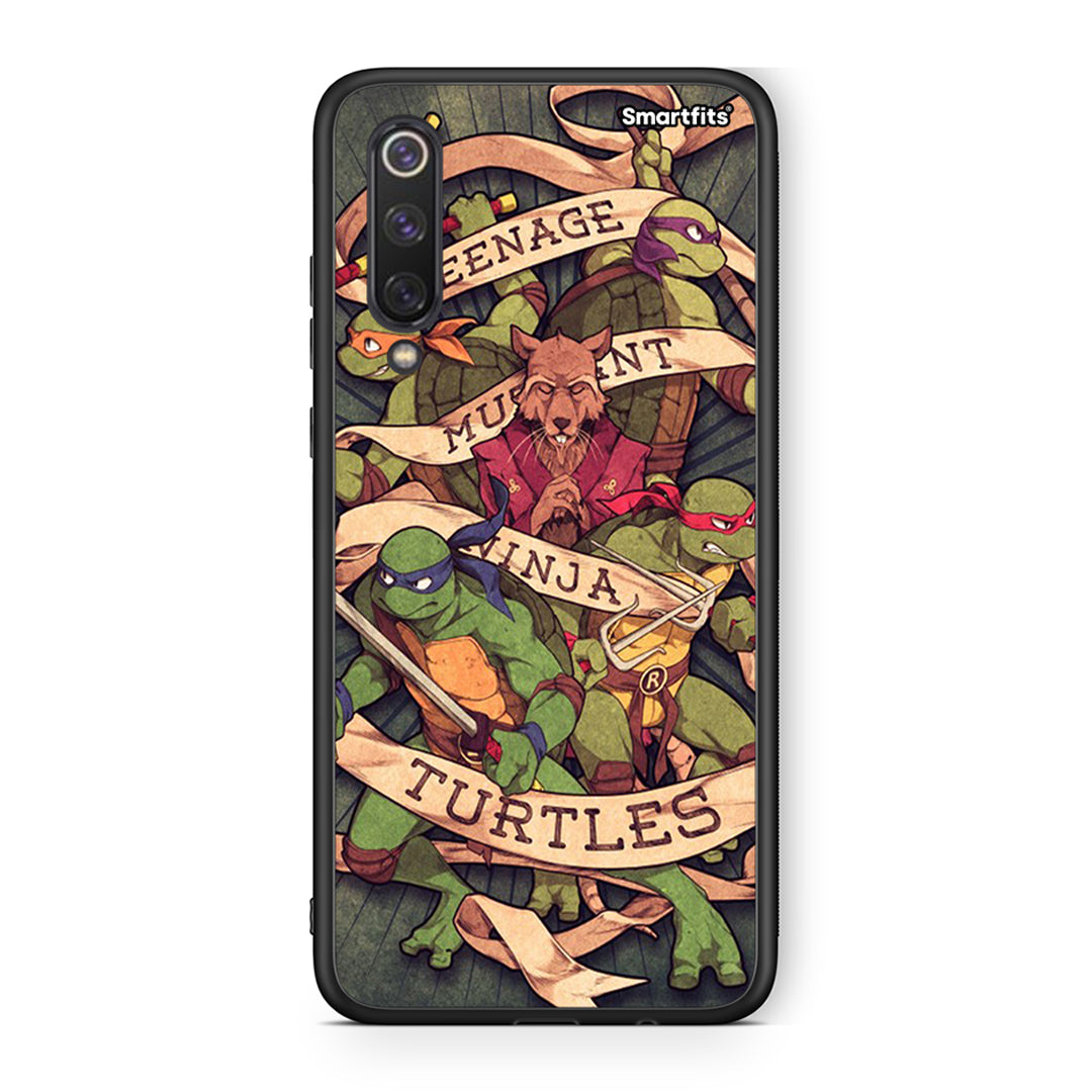 Xiaomi Mi 9 SE Ninja Turtles θήκη από τη Smartfits με σχέδιο στο πίσω μέρος και μαύρο περίβλημα | Smartphone case with colorful back and black bezels by Smartfits